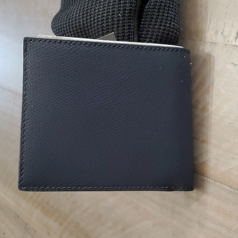 Nwt Michael Kors dark blue men's wallet - Picture 2 of 6